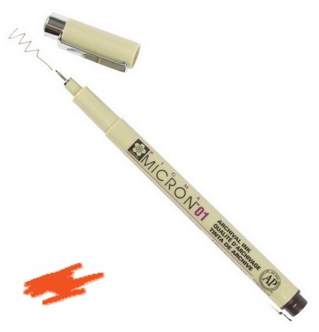 PIGMA MICRON 01-NARANJA