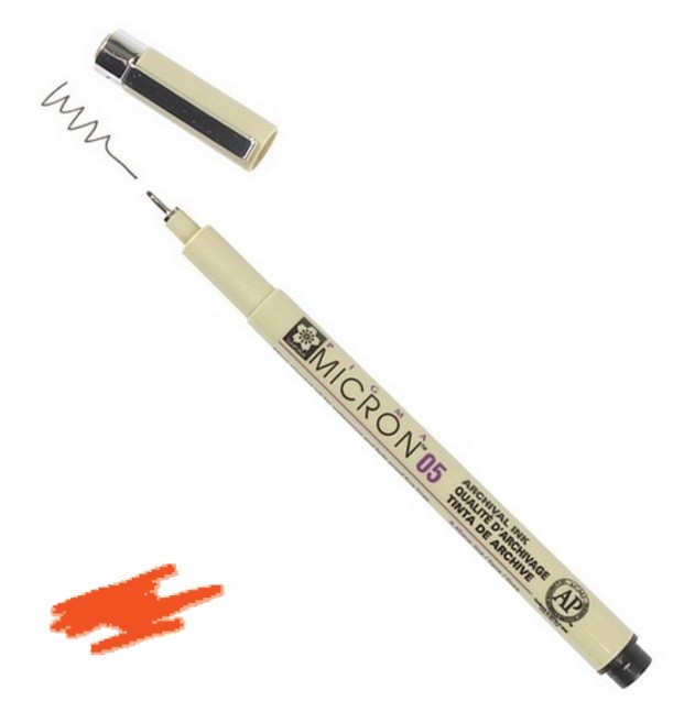 PIGMA MICRON 05-NARANJA