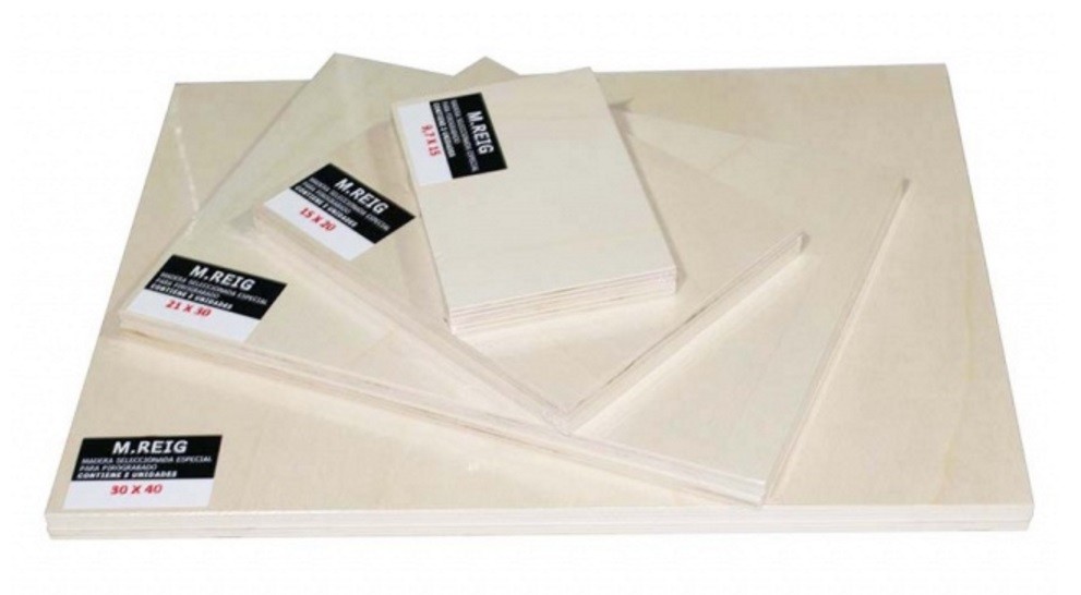 MADERA PARA PIROGRABAR 30x21 cms.