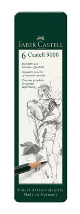 FABER-CASTELL 6 LAPICES GRAFITO