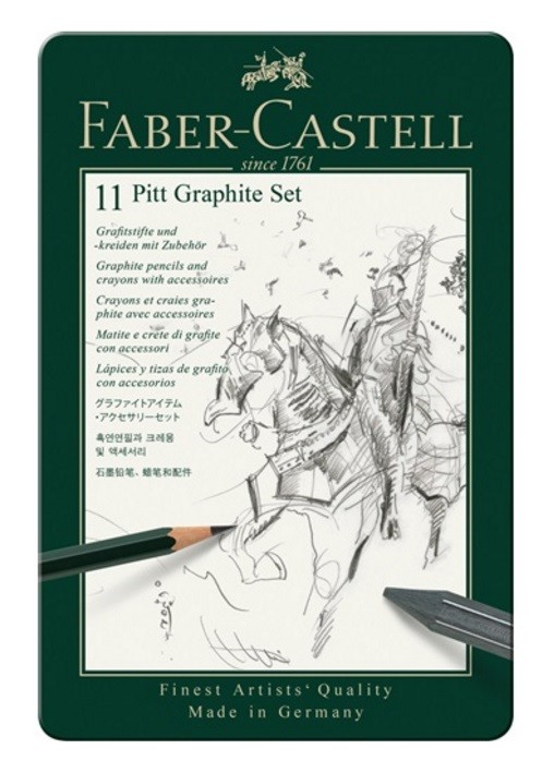 PITT FABER-CASTELL 11 PIEZAS GRAFITO