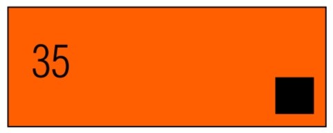 MARKER PEBEO 4mm-NARANJA