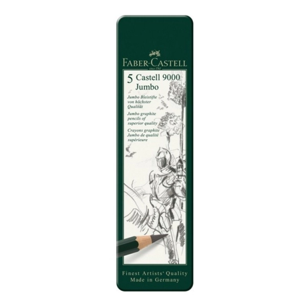 ESTUCHE 5 LAPICES JUMBO FABER