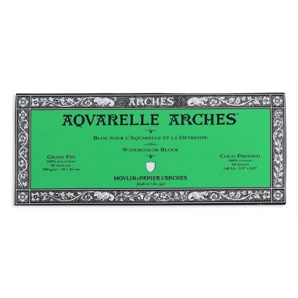 BLOC ARCHES 300gr.GF 30x15 20 HOJAS