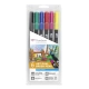 SET 6 ROTULADORES TOMBOW PRIMARIOS