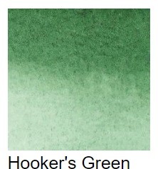 WATER MARKER W&N-VERDE HOOKER OSCURO