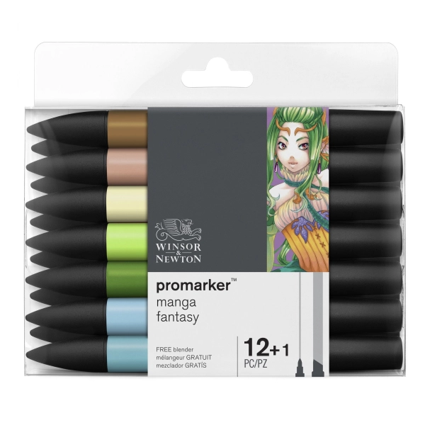 SET 12+1 PROMARKER MANGA FANTASY