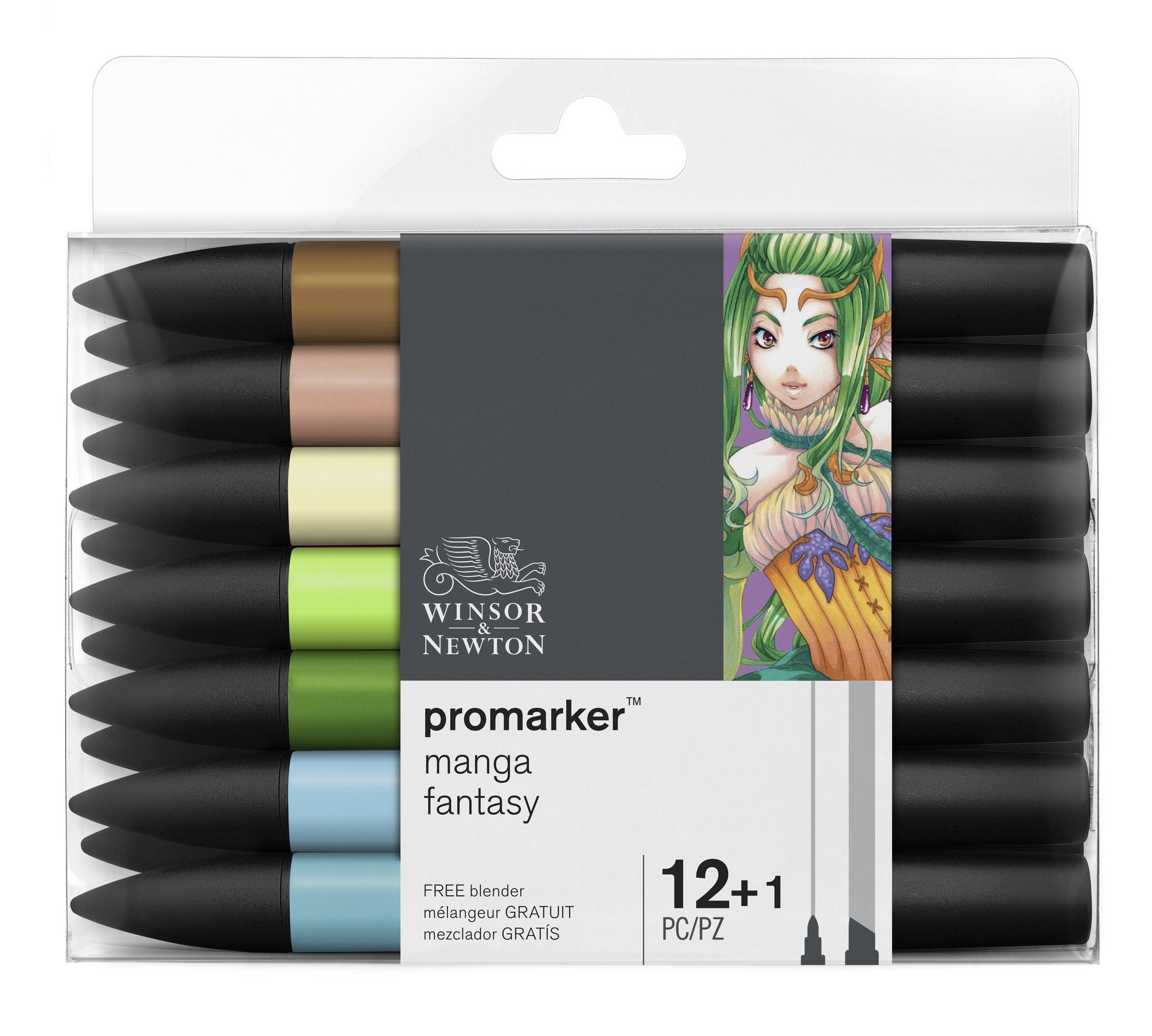 SET 12+1 PROMARKER MANGA FANTASY