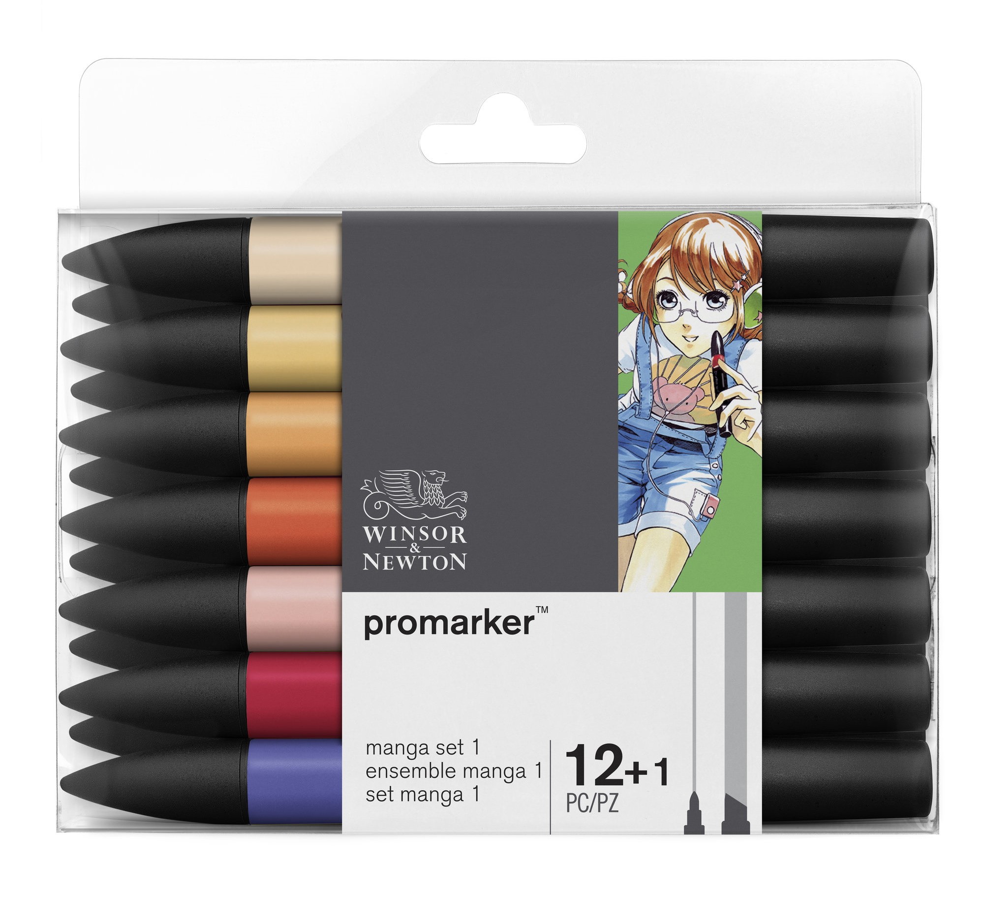 SET 12+1 PROMARKER MANGA 1