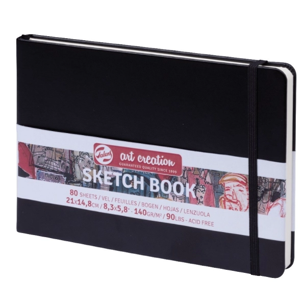 BLOC ARTCREATION NEGRO A5 HORIZONTAL