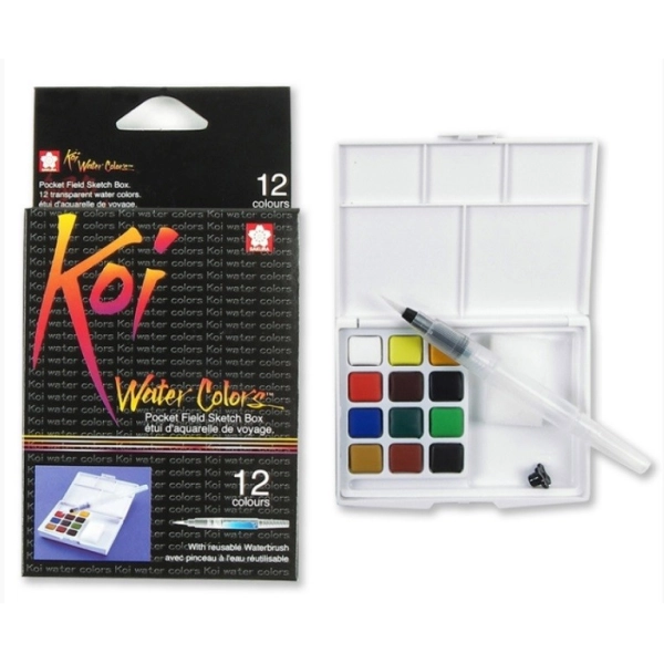 ESTUCHE 12 GODETS SAKURA