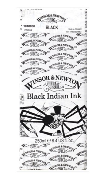 TINTA CHINA NEGRA W&N 250ml.