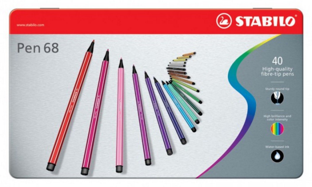 STABILO PEN68 ESTUCHE 40 ROTULADORES