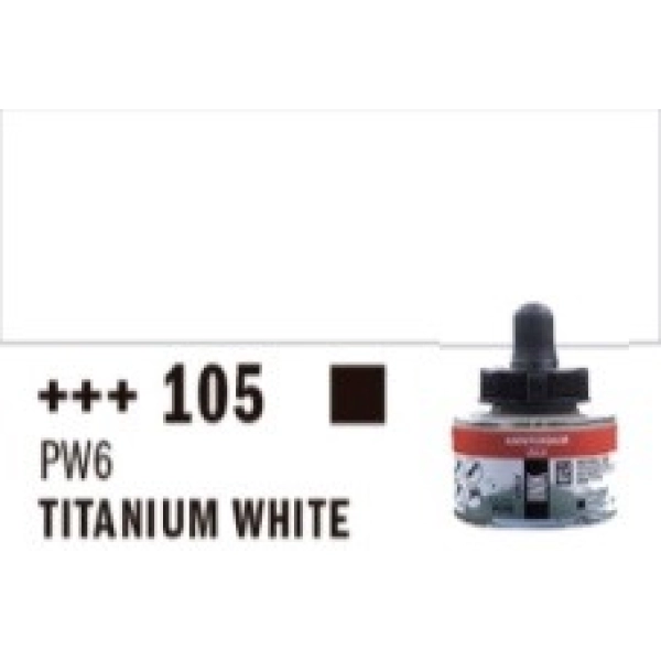 TINTA ACRÍLICA 30ml-BLANCO TITANIO
