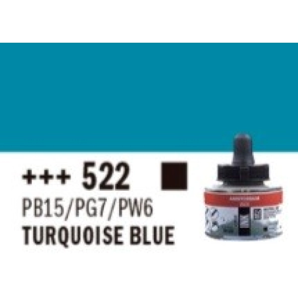 TINTA ACRÍLICA 30ml-AZUL TURQUESA