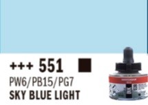 TINTA ACRÍLICA 30ml-AZUL CELESTE CLARO