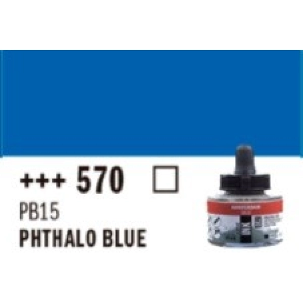 TINTA ACRÍLICA 30ml-AZUL FTALO