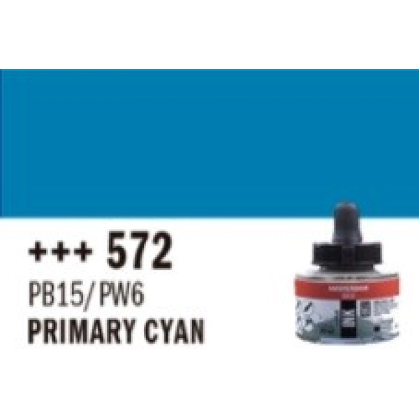 TINTA ACRÍLICA 30ml-CYAN PRIMARIO