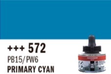TINTA ACRÍLICA 30ml-CYAN PRIMARIO