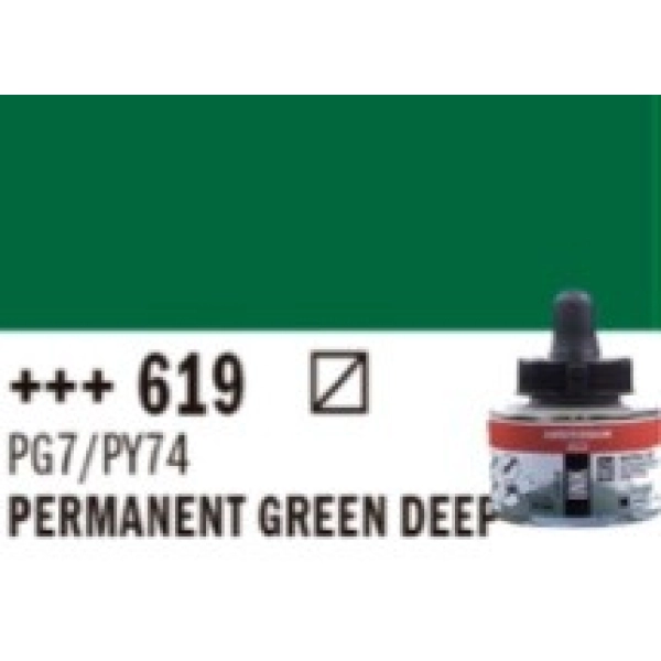 TINTA ACRÍLICA 30ml-VERDE PERM.OSCURO