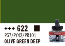 TINTA ACRÍLICA 30ml-VERDE OLIVA OSCURO