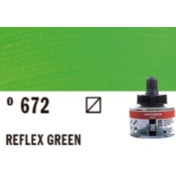 TINTA ACRÍLICA 30ml-VERDE REFLEX