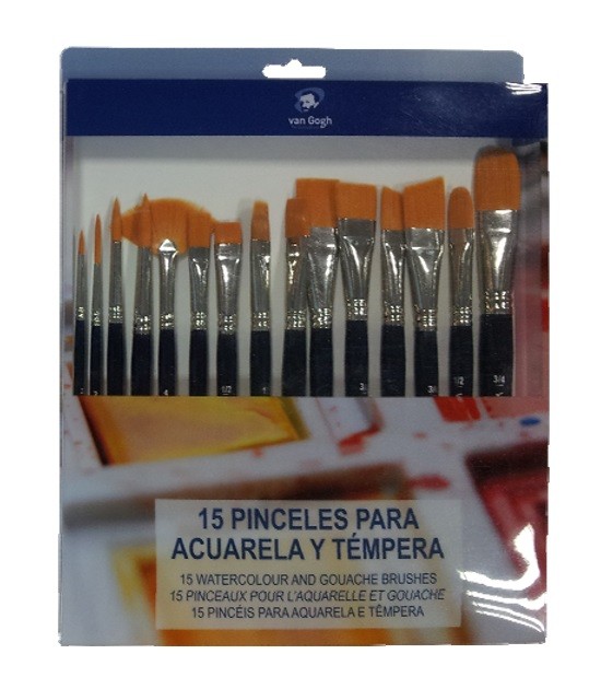 SET 15 PINCELES VAN GOGH CORTOS TORAY