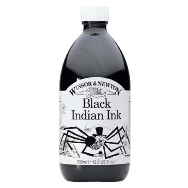 TINTA CHINA NEGRA W&N 500ml.