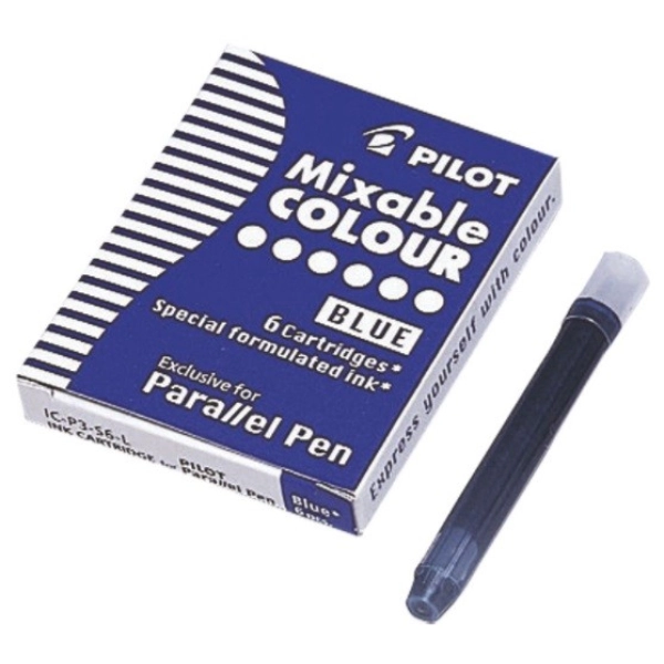 CARTUCHOS PILOT TINTA AZUL (6)