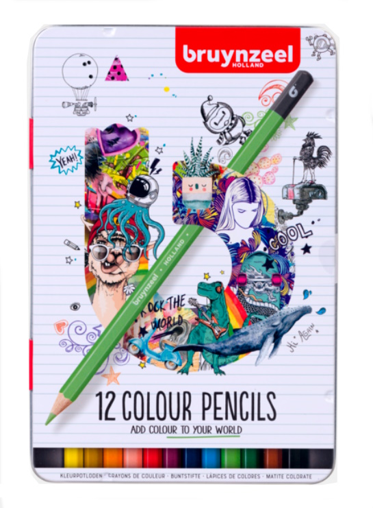 BRUYNZEEL 12 LAPICES COLOR