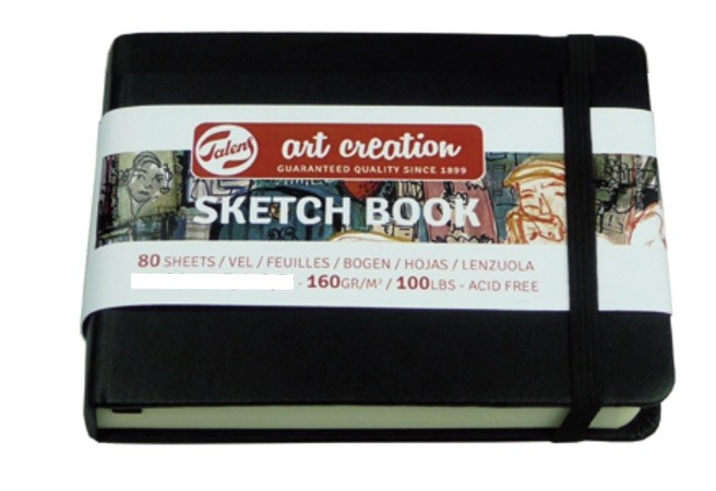 BLOC ARTCREATION NEGRO A4 HORIZONTAL