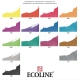 ECOLINE SET 15 ROTULADORES