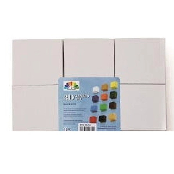 SET 6 MINI BASTIDORES 3D 8x8 cms.