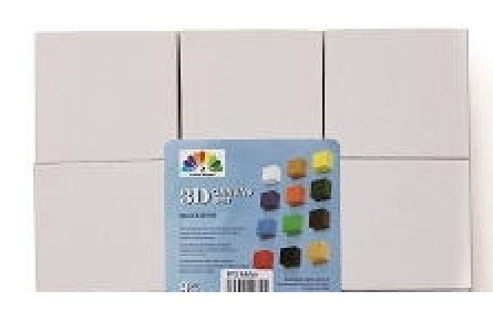 SET 6 MINI BASTIDORES 3D 8x8 cms.