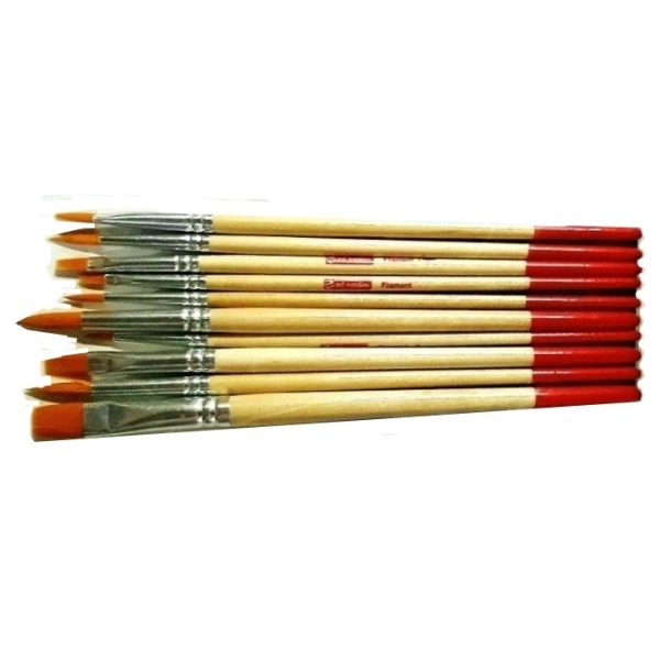 SET 10 PINCELES ARTCREATION CORTOS TORAI