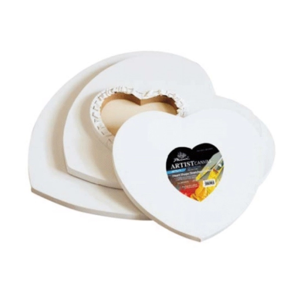 BASTIDOR ENTELADO CORAZON 20 cms.