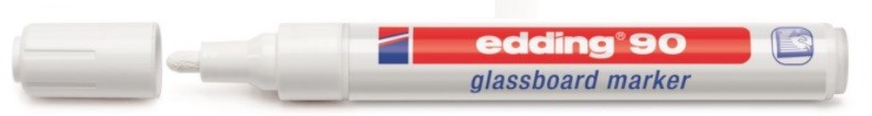 MARCADOR EDDING 90-BLANCO
