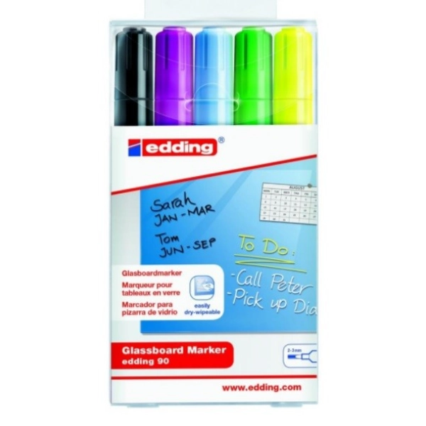 EDDING 90-ESTUCHE 5 COLORES