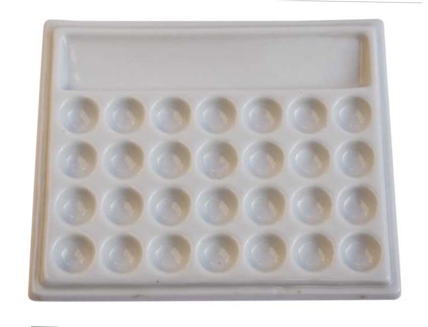 PALETA DE PORCELANA RECTANGULAR