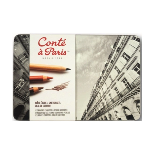 ESTUCHE ESBOZO 12 LAPICES CONTE A PARIS