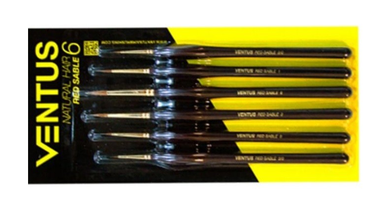 SET 6 PINCELES VENTUS CORTOS MARTA