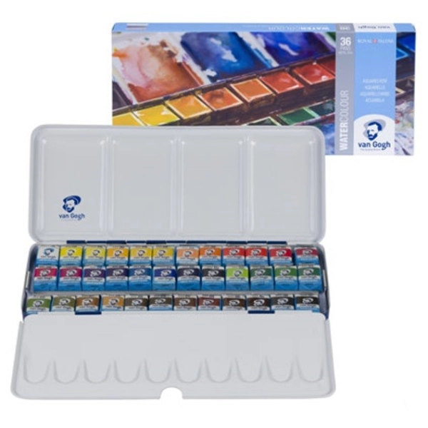 ESTUCHE METAL 36 GODETS VAN GOGH