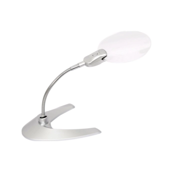 LUPA SOBREMESA 13cms. LED