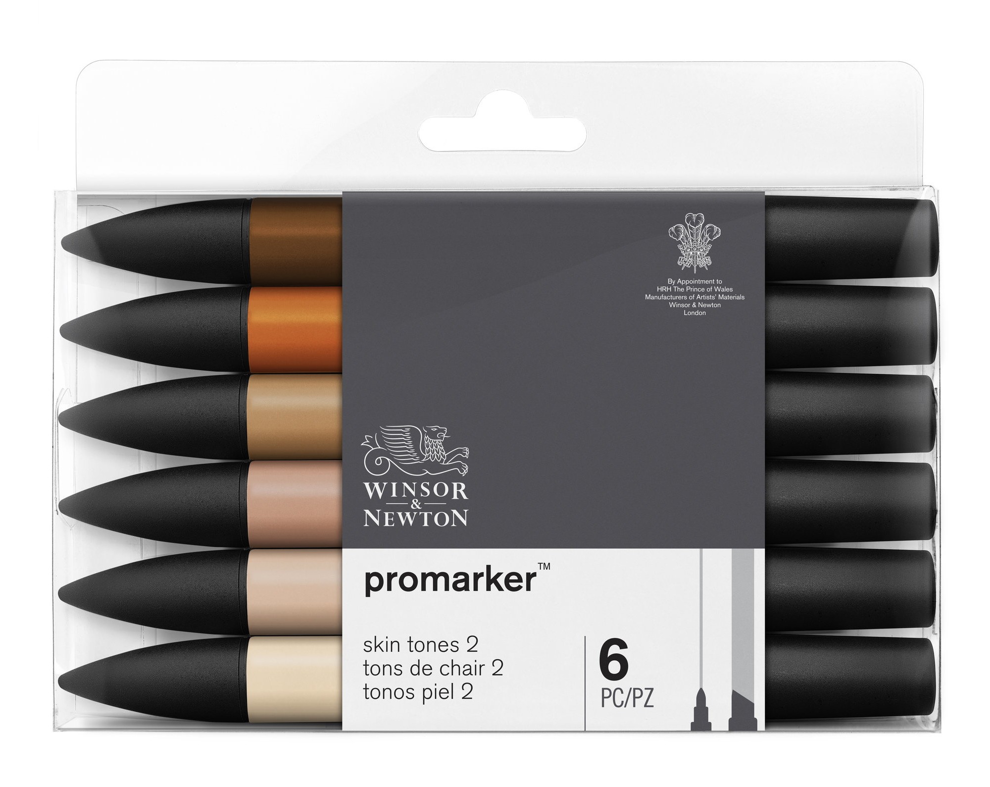 SET 6 PROMARKER TONOS PIEL 2