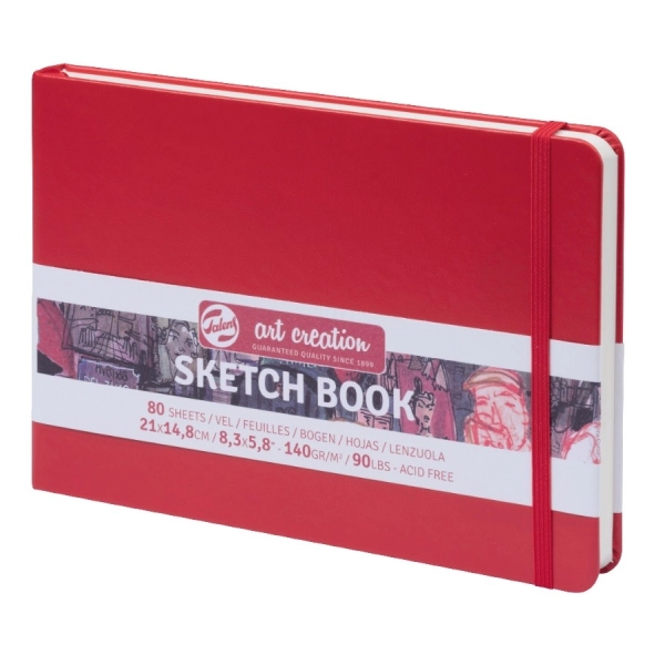BLOC ARTCREATION ROJO A5 HORIZONTAL