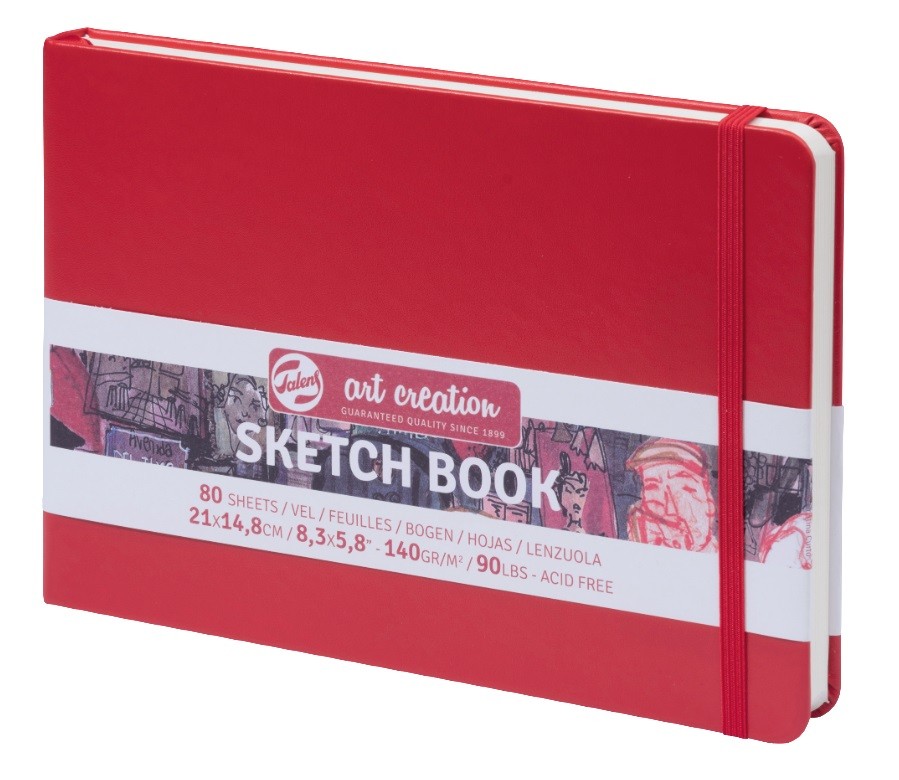 BLOC ARTCREATION ROJO A5 HORIZONTAL