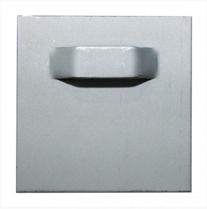 COLGADOR ADHESIVO METÁLICO 45x45 mm.