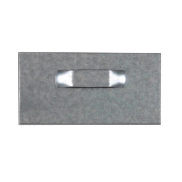 COLGADOR ADHESIVO METÁLICO 80x40 mm.