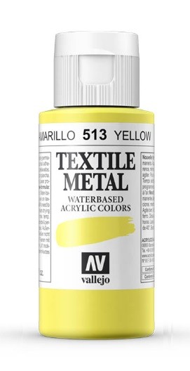 TEXTIL METAL 60ml.-AMARILLO
