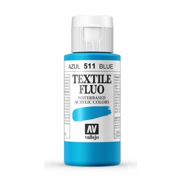 TEXTIL FLUOR 60ml.-AZUL